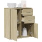 vidaXL Aparador de madera de ingeniería roble Sonoma 60x31x70 cm vidaXL Aparador de madera de ingeniería roble Sonoma 60x31x70 cm