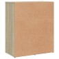 vidaXL Aparador de madera de ingeniería roble Sonoma 60x31x70 cm vidaXL Aparador de madera de ingeniería roble Sonoma 60x31x70 cm
