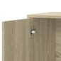 vidaXL Aparador de madera de ingeniería roble Sonoma 60x31x70 cm vidaXL Aparador de madera de ingeniería roble Sonoma 60x31x70 cm
