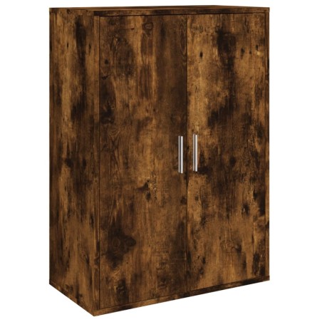 vidaXL Aparador de madera de ingeniería roble ahumado 60x31x84 cm