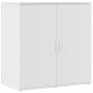 vidaXL Aparador de madera de ingeniería blanco 79x38x80 cm vidaXL Aparador de madera de ingeniería blanco 79x38x80 cm
