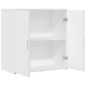 vidaXL Aparador de madera de ingeniería blanco 79x38x80 cm vidaXL Aparador de madera de ingeniería blanco 79x38x80 cm