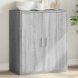 vidaXL Aparador de madera de ingeniería gris Sonoma 79x38x80 cm vidaXL Aparador de madera de ingeniería gris Sonoma 79x38x80 cm