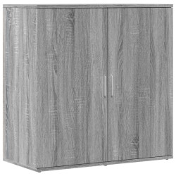 vidaXL Aparador de madera de ingeniería gris Sonoma 79x38x80 cm