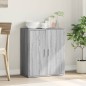 vidaXL Aparador de madera de ingeniería gris Sonoma 79x38x80 cm vidaXL Aparador de madera de ingeniería gris Sonoma 79x38x80 cm