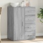 vidaXL Aparador de madera de ingeniería gris Sonoma 59x39x80 cm vidaXL Aparador de madera de ingeniería gris Sonoma 59x39x80 cm