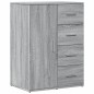 vidaXL Aparador de madera de ingeniería gris Sonoma 59x39x80 cm vidaXL Aparador de madera de ingeniería gris Sonoma 59x39x80 cm