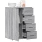 vidaXL Aparador de madera de ingeniería gris Sonoma 59x39x80 cm vidaXL Aparador de madera de ingeniería gris Sonoma 59x39x80 cm