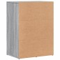 vidaXL Aparador de madera de ingeniería gris Sonoma 59x39x80 cm vidaXL Aparador de madera de ingeniería gris Sonoma 59x39x80 cm