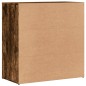vidaXL Aparador de madera de ingeniería roble ahumado 79x38x80 cm vidaXL Aparador de madera de ingeniería roble ahumado 79x38x80 cm