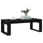 vidaXL Mesa de centro madera de ingeniería negro 102x50x35 cm vidaXL Mesa de centro madera de ingeniería negro 102x50x35 cm