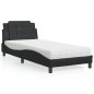 vidaXL Cama con colchón cuero sintético negro 80x200 cm vidaXL Cama con colchón cuero sintético negro 80x200 cm