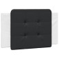 vidaXL Cama con colchón cuero sintético blanco y negro 80x200 cm vidaXL Cama con colchón cuero sintético blanco y negro 80x200 cm