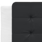 vidaXL Cama con colchón cuero sintético blanco y negro 80x200 cm vidaXL Cama con colchón cuero sintético blanco y negro 80x200 cm
