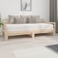 vidaXL Sofá cama extraíble madera maciza de pino 2x(90x200) cm vidaXL Sofá cama extraíble madera maciza de pino 2x(90x200) cm