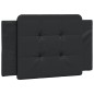 vidaXL Cama con colchón cuero sintético negro 100x200 cm vidaXL Cama con colchón cuero sintético negro 100x200 cm