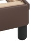 vidaXL Cama con colchón cuero sintético marrón 100x200 cm vidaXL Cama con colchón cuero sintético marrón 100x200 cm