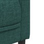 vidaXL Juego de sofás 2 piezas tela verde oscuro vidaXL Juego de sofás 2 piezas tela verde oscuro