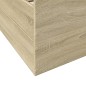 vidaXL Cama con cajones madera ingeniería roble Sonoma 135x190 cm vidaXL Cama con cajones madera ingeniería roble Sonoma 135x190 cm