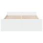 vidaXL Cama con cajones madera de ingeniería blanco 120x200 cm