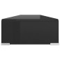 vidaXL Soporte para TV/Elevador monitor cristal negro 120x30x13 cm