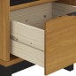 vidaXL Mesa auxiliar FLAM madera maciza de pino 50x50x50 cm vidaXL Mesa auxiliar FLAM madera maciza de pino 50x50x50 cm