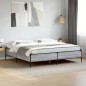 vidaXL Estructura cama madera ingeniería metal gris Sonoma 180x200 cm vidaXL Estructura cama madera ingeniería metal gris Sonoma 180x200 cm