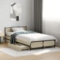 vidaXL Cama con cajones madera ingeniería roble Sonoma 75x190 cm vidaXL Cama con cajones madera ingeniería roble Sonoma 75x190 cm
