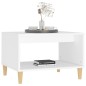 vidaXL Mesa de centro madera contrachapada blanco 60x50x40 cm vidaXL Mesa de centro madera contrachapada blanco 60x50x40 cm