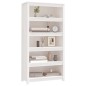 vidaXL Estantería madera maciza de pino blanca 80x35x154 cm vidaXL Estantería madera maciza de pino blanca 80x35x154 cm