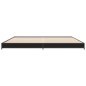 vidaXL Estructura de cama madera de ingeniería y metal negro 180x200cm vidaXL Estructura de cama madera de ingeniería y metal negro 180x200cm