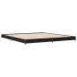 vidaXL Estructura de cama madera de ingeniería y metal negro 180x200cm vidaXL Estructura de cama madera de ingeniería y metal negro 180x200cm