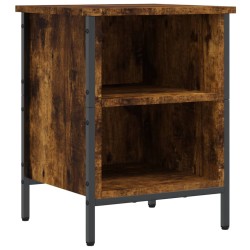 vidaXL Zapatero madera de ingeniería roble ahumado 38x35x50 cm