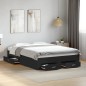 vidaXL Cama con cajones madera de ingeniería negro 135x190 cm vidaXL Cama con cajones madera de ingeniería negro 135x190 cm