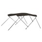 vidaXL Toldo bimini de 3 arcos negro 183x152x133 cm vidaXL Toldo bimini de 3 arcos negro 183x152x133 cm