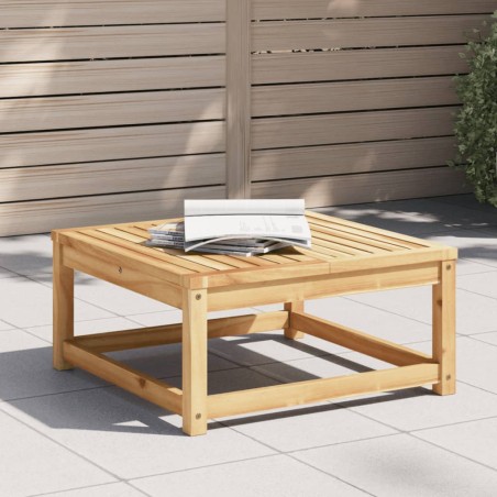 vidaXL Mesa de jardín madera maciza de acacia 63x63x30 cm