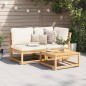 vidaXL Mesa de jardín madera maciza de acacia 63x63x30 cm vidaXL Mesa de jardín madera maciza de acacia 63x63x30 cm