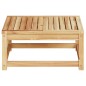 vidaXL Mesa de jardín madera maciza de acacia 63x63x30 cm vidaXL Mesa de jardín madera maciza de acacia 63x63x30 cm