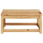 vidaXL Mesa de jardín madera maciza de acacia 63x63x30 cm vidaXL Mesa de jardín madera maciza de acacia 63x63x30 cm