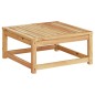 vidaXL Mesa de jardín madera maciza de acacia 63x63x30 cm vidaXL Mesa de jardín madera maciza de acacia 63x63x30 cm