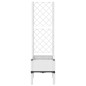vidaXL Jardinera con enrejado PP blanco 40x40x142 cm vidaXL Jardinera con enrejado PP blanco 40x40x142 cm