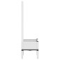vidaXL Jardinera con enrejado PP blanco 40x40x142 cm vidaXL Jardinera con enrejado PP blanco 40x40x142 cm