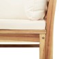 vidaXL Juego de muebles jardín 5 pzas con cojines madera maciza acacia vidaXL Juego de muebles jardín 5 pzas con cojines madera maciza acacia