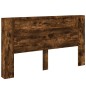 vidaXL Cabecero de cama con LED roble ahumado 180x16,5x103,5 cm vidaXL Cabecero de cama con LED roble ahumado 180x16,5x103,5 cm