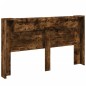 vidaXL Cabecero de cama con LED roble ahumado 180x16,5x103,5 cm vidaXL Cabecero de cama con LED roble ahumado 180x16,5x103,5 cm