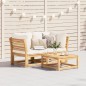 vidaXL Sofá de jardín 2 plazas con cojines madera maciza de acacia vidaXL Sofá de jardín 2 plazas con cojines madera maciza de acacia