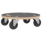 vidaXL Soportes con ruedas 2 uds redondos Ø38x11,5 cm vidaXL Soportes con ruedas 2 uds redondos Ø38x11,5 cm
