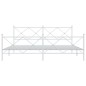 vidaXL Estructura cama metal con cabecero y pie cama blanco 193x203 cm vidaXL Estructura cama metal con cabecero y pie cama blanco 193x203 cm