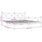 vidaXL Estructura cama metal con cabecero y pie cama blanco 193x203 cm vidaXL Estructura cama metal con cabecero y pie cama blanco 193x203 cm