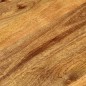 vidaXL Tablero de mesa ovalado madera maciza de mango 80x40x2,5 cm